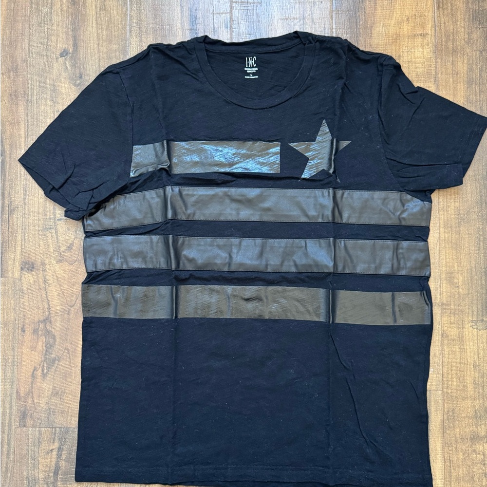INC International Concepts Men's Black Graphic T-Shirt